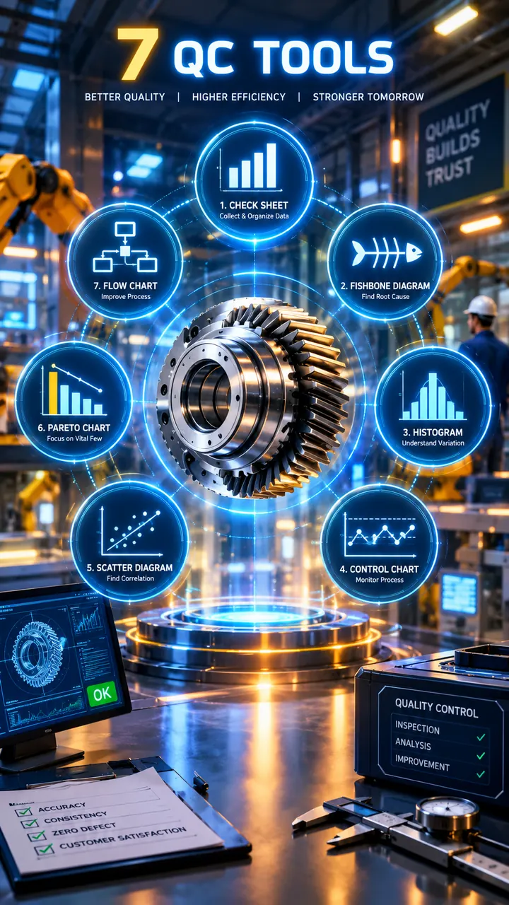 7 QC Tools क्या हैं? जानें 7 क्वालिटी टूल्स की लिस्ट